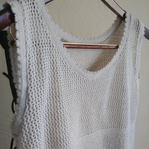Knitted tank size M tan gray - Picture 5 of 9
